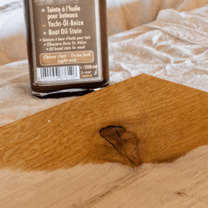 Holz beizen Farbton Eiche hell – Le Tonkinois Ölbeize Anwendungsbeispiel